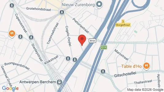 Apartments for rent i Antwerp Berchem - kort over placeringen