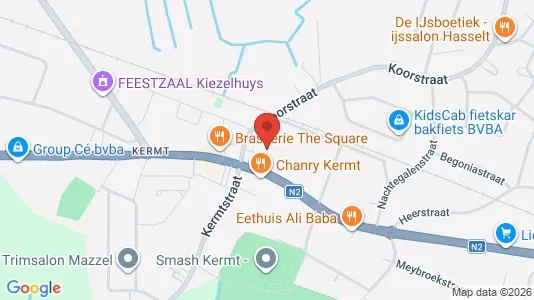Apartments for rent i Hasselt - kort over placeringen