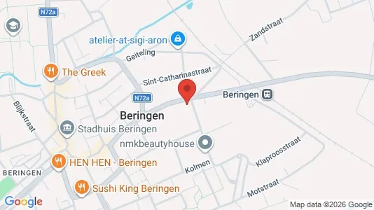 Apartments for rent i Beringen - kort over placeringen