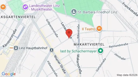 Apartments for rent i Leonding - kort over placeringen