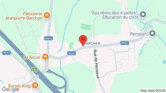 Apartments for rent i Blégny - kort over placeringen