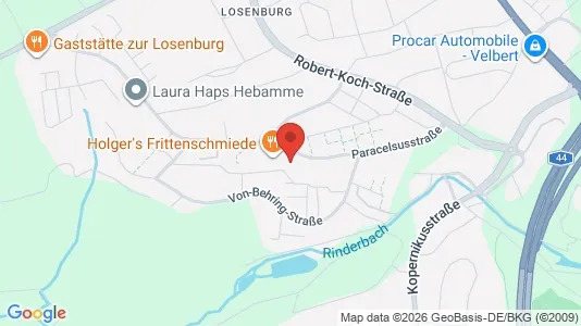 Apartments for rent i Mettmann - kort over placeringen