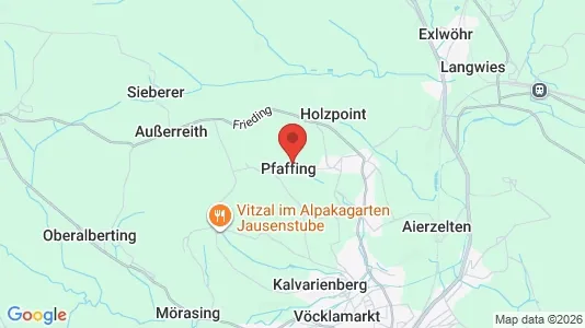 Apartments for rent i Pfaffing - kort over placeringen