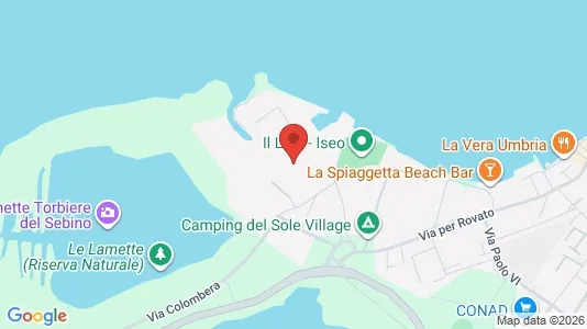 Apartments for rent i Iseo - kort over placeringen