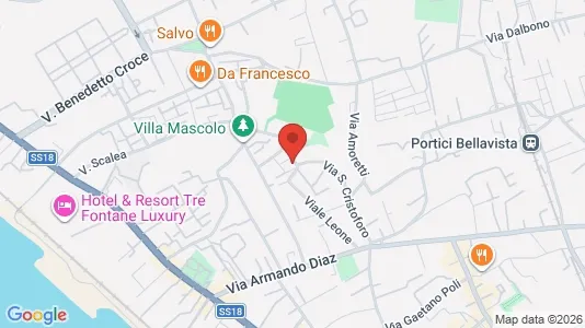 Rooms for rent i Portici - kort over placeringen