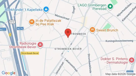 Apartments for rent i Grimbergen - kort over placeringen
