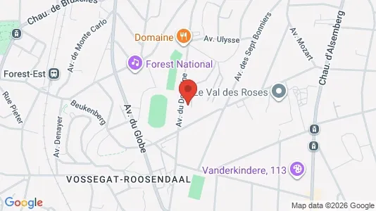 Apartments for rent i Brussels Vorst - kort over placeringen