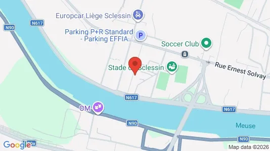 Apartments for rent i Luik - kort over placeringen