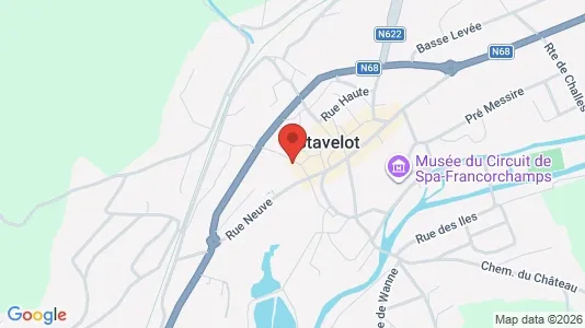 Apartments for rent i Stavelot - kort over placeringen