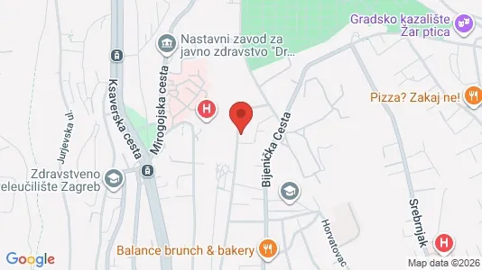 Apartments for rent i Sljeme (Medvednica-Tomislavac) - kort over placeringen