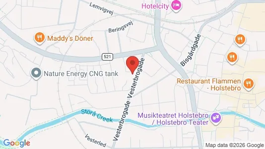Apartments for rent i Holstebro - kort over placeringen