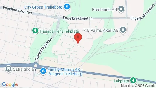 Apartments for rent i Trelleborg - kort over placeringen