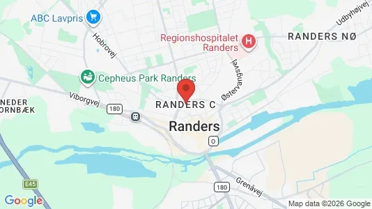 Apartments for rent i Randers NØ - kort over placeringen