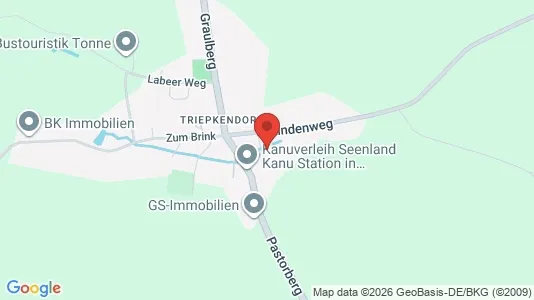 Apartments for rent i Mecklenburgische Seenplatte - kort over placeringen