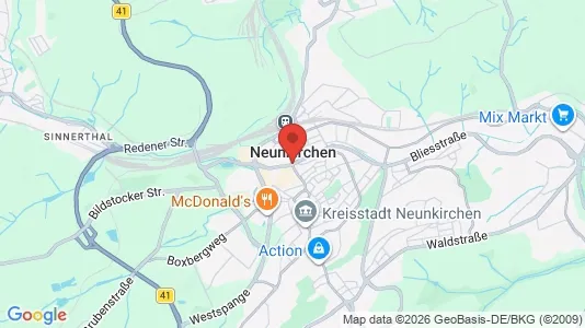 Houses for rent i Neunkirchen - kort over placeringen