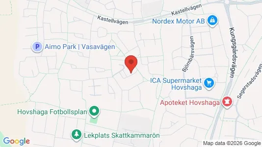 Apartments for rent i Växjö - kort over placeringen
