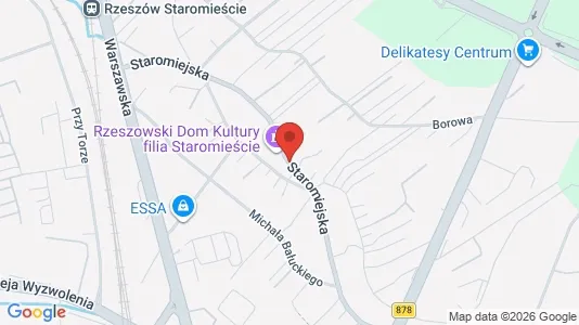 Rooms for rent i Rzeszów - kort over placeringen