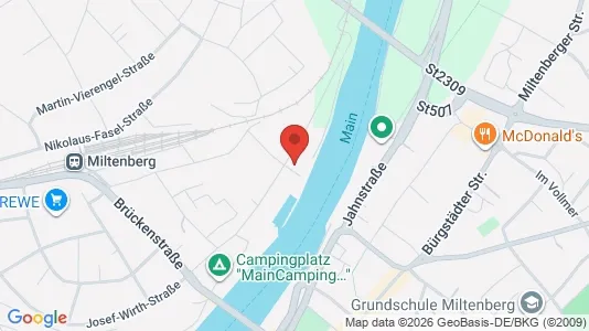 Apartments for rent i Miltenberg - kort over placeringen