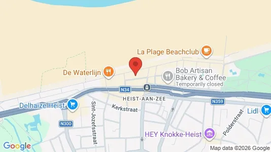 Apartments for rent i Knokke-Heist - kort over placeringen