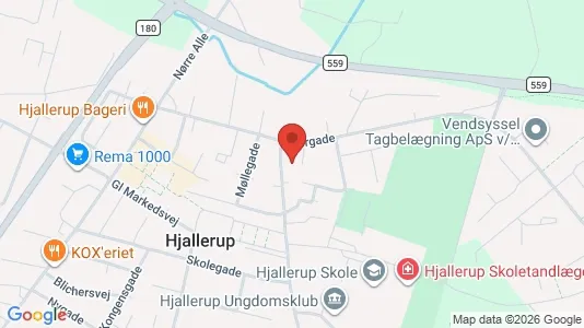 Apartments for rent i Hjallerup - kort over placeringen