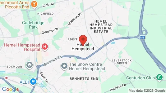Rooms for rent i Hemel Hempstead - Hertfordshire - kort over placeringen