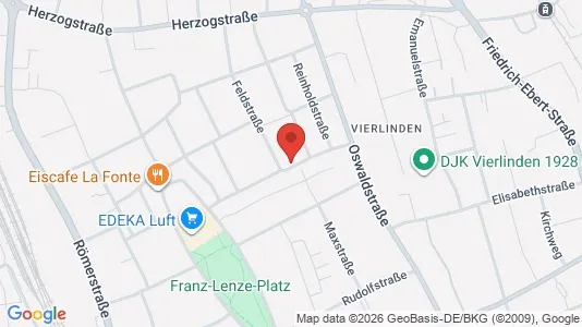 Apartments for rent i Duisburg - kort over placeringen