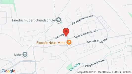 Apartments for rent i Dortmund - kort over placeringen
