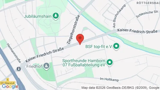 Apartments for rent i Duisburg - kort over placeringen