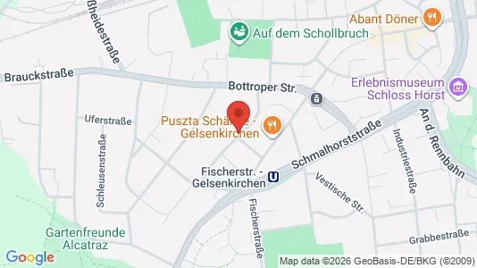 Apartments for rent i Gelsenkirchen - kort over placeringen