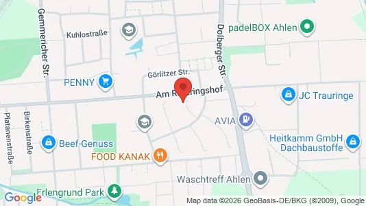 Apartments for rent i Warendorf - kort over placeringen