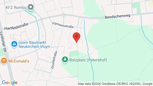 Apartments for rent i Wesel - kort over placeringen
