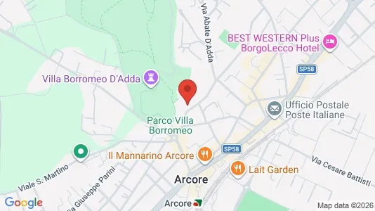 Apartments for rent i Arcore - kort over placeringen