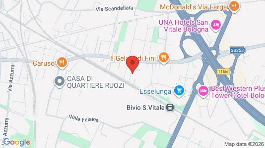 Rooms for rent i Bologna - kort over placeringen