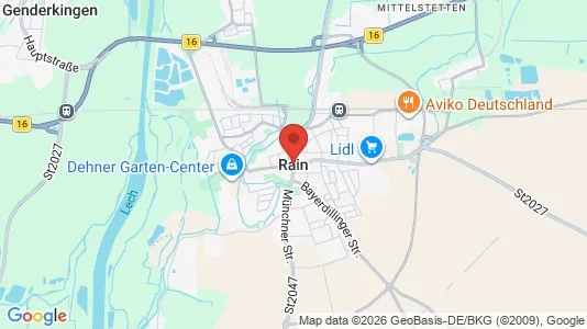 Apartments for rent i Donau-Ries - kort over placeringen