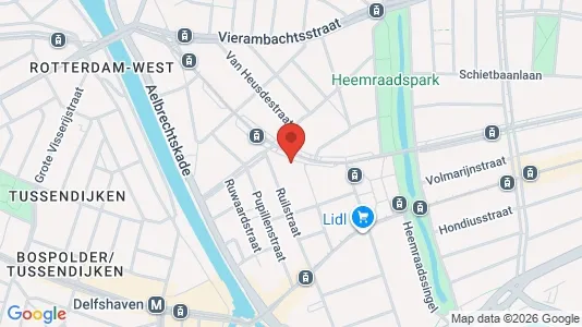 Apartments for rent i Rotterdam Delfshaven - kort over placeringen