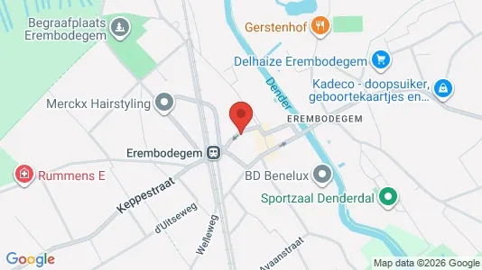 Apartments for rent i Aalst - kort over placeringen