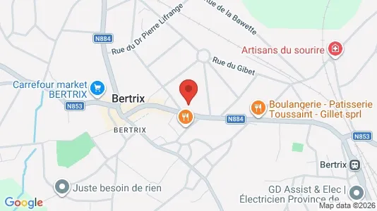 Apartments for rent i Bertrix - kort over placeringen