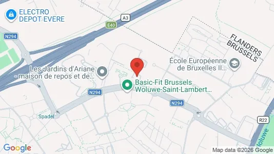 Apartments for rent i Brussels Sint-Lambrechts-Woluwe - kort over placeringen