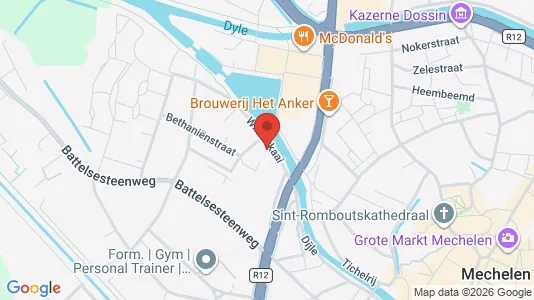 Apartments for rent i Mechelen - kort over placeringen