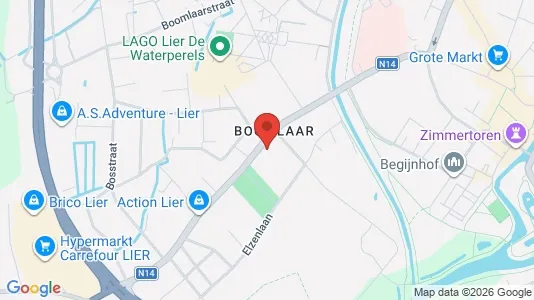 Apartments for rent i Lier - kort over placeringen