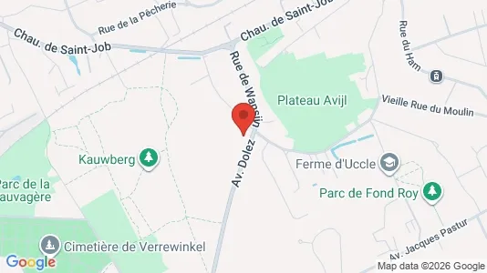 Apartments for rent i Brussels Ukkel - kort over placeringen