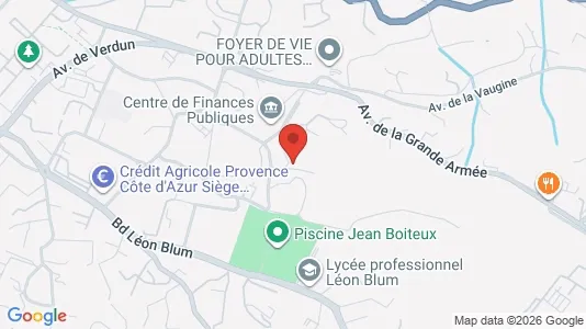 Apartments for rent i Draguignan - kort over placeringen