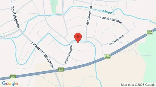Apartments for rent i Skara - kort over placeringen
