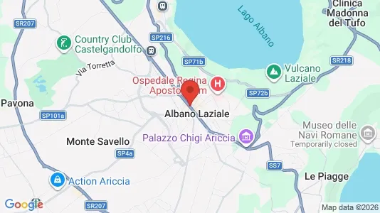Apartments for rent i Albano Laziale - kort over placeringen