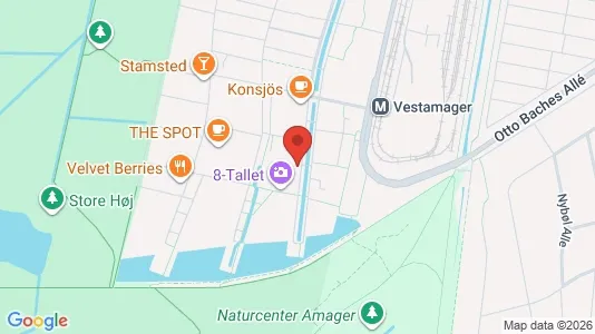 Rooms for rent i Copenhagen S - kort over placeringen