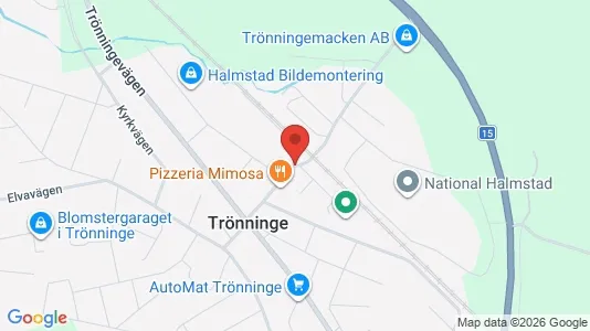 Apartments for rent i Halmstad - kort over placeringen