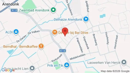 Apartments for rent i Arendonk - kort over placeringen