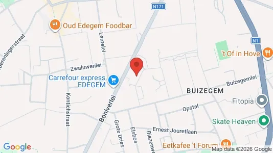 Apartments for rent i Edegem - kort over placeringen