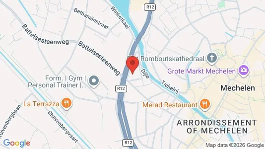 Apartments for rent i Mechelen - kort over placeringen
