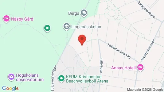 Apartments for rent i Kristianstad - kort over placeringen